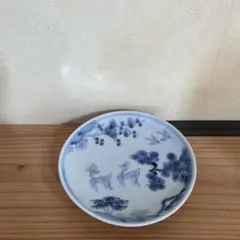 中町いずみさん 孔雀と花の青いお皿 - メルカリ