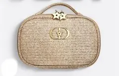 Dior　ポーチ　ゴールド メタリックポーチ クリスマス　2025