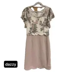 dazzystore キャバ ミニワンピ タイト ベージュ