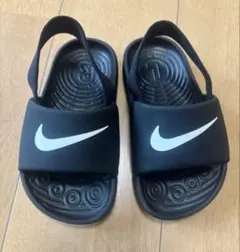 【美品】希少　Nike ブラック スライドサンダル 12cm ベビー　キッズ