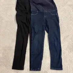 UNIQLO マタニティパンツ ブラック・デニム スキニー　M L まとめ売り