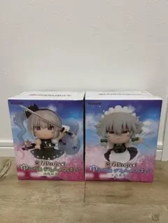 東方Project ゆっくり風デフォルメフィギュア 十六夜咲夜 魂魄妖夢