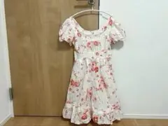 LIZLISA♡初期♡希少レア♡胸元リボン♡ぼかし花柄コットンキャミ