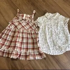 120㎝　女の子　ワンピース　シャツ