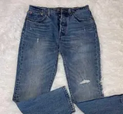 LEVI'S 501 ストレートデニム ライトブルー　ボタンフライ