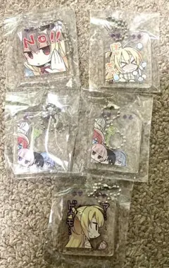 ゆずソフト 四季ナツメ アクリルキーホルダーセット ゆずソフト カフェ