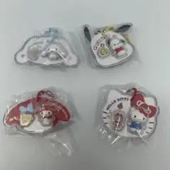 サンリオキャラクターズパッケージチャーム&チョコボーロ　4点セット　匿名配送