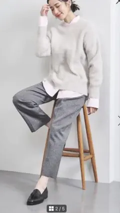 UNITED ARROWS フォックスカシミヤニット2024aw