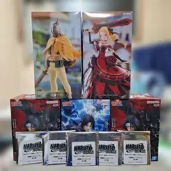 GIGO限定 リゼロ ナルト フィギュア シール まとめ売り