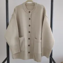 新品！SENSE OF PLACE ベージュ カーディガン One size