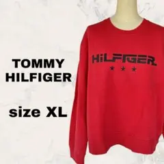 ♡ TOMMY HILFIGER　ビンテージ トレーナー XL レッド