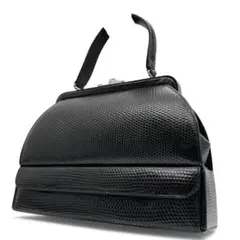 美品　Ann Turk　トートバッグ　ハンドバッグ　自立　黒　肩掛け◎