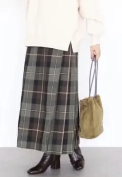 AMERICAN HOLIC チェック　ロングスカート