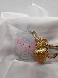 サンリオ きらきらフルーツチャーム マイメロディ キーホルダー シークレット