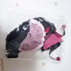 ルルリン物語 黒ピンクドレス アウトフィットのみ