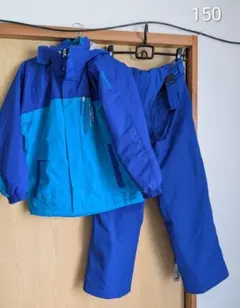 デサント　スキーウェア　150　スノースーツ　ブルー