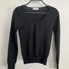 美品☆LIME STONE ☆ブラック ニット ☆Mサイズ