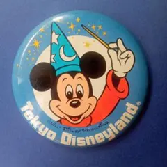 東京ディズニーランド初期 ミッキーマウス バッジ　レトロ　ビンテージバッジ