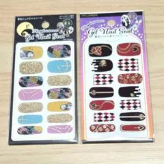 ナイトメアビフォアクリスマス　不思議の国のアリス風　ジェルネイルシール　セット