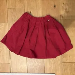 petit main ＊フレアスカート 120 レッド