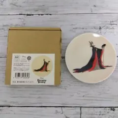 レア　ディズニーアート展　眠れる森の美女　マレフィセント　豆皿　新品