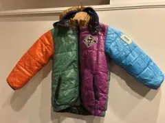 DOUBLE.B マルチカラー コート フード付き