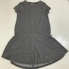 Zara Girls チェック半袖ワンピース サイズ11/12(152㎝)