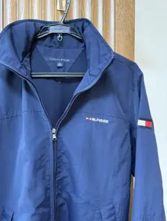 HILFIGER フード付きネイビージャケット