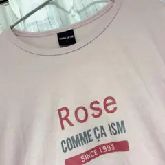 コムサイズム　長袖Tシャツ　薄ピンク