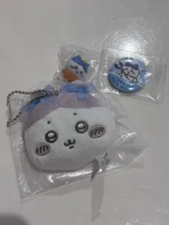 ハチワレ ミラー＆マスコット＆缶バッジセット