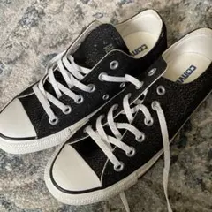CONVERSE ALL STAR ブラック グリッター スニーカー