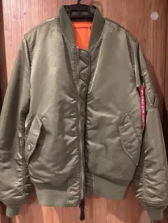 ALPHAアルファMA-1 フライトジャケットミリタリーブルゾンsize M