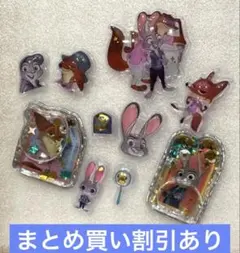 ２８　ズートピア　ウォーターinシール　プチドロップシール　正規品