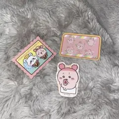 ちいかわ ダイカットステッカー5 古本屋 カニちゃん セット モモンガ