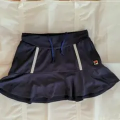 フィラ　テニスウェア　スコート　ネイビー　L