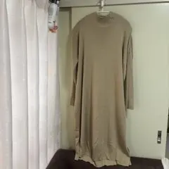 ICHIE STRAWBERRY-FIELDS ベージュ ニットワンピース