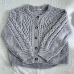 ケーブルニット カーディガン
