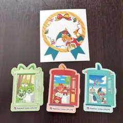 ポケモンセンター　ステッカー　4枚