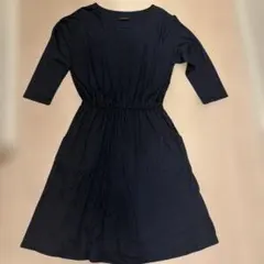 BARNYARDSTORM ネイビー 七分袖　ワンピース【超美品】のサムネイル