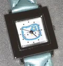 ハローキティ CITIZEN 腕時計 ヴィンテージ キルティングベルト ブルー