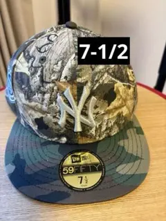 HOMEGAME 59FIFTY ヤンキースキャップ 迷彩 7 1/2