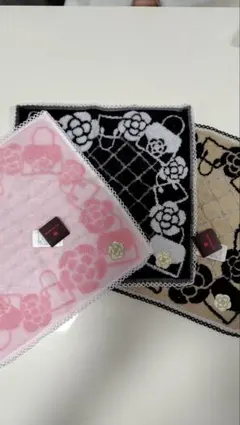 クレイサスCLATHAS　タオルハンカチ3枚セット
