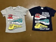 セイントキッズ　新幹線　Tシャツ　90 ２枚組
