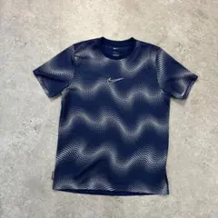 NIKE Dri-FIT Tシャツ ネイビー ドット柄 160のサムネイル