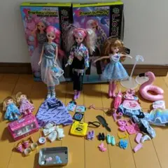 リカちゃん人形　人形5体　洋服　小物　まとめ売り