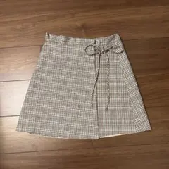 ZARA チェック柄タイトスカート