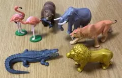 アニア　動物フィギュア7体セット　☆金ぴかレアフィギュアあり