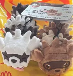 ポケモン 磁石でくっつくペアマスコット ライチュウ＆アローラライチュウ　5点 磁石でくっつくペアマスコット にたものどうし ライチュウ