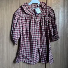 未使用　Samantha Mos2 Lagom　赤いチェック柄　ワンピース