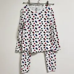 ドット柄 コットンパジャマ PETIT BATEAU